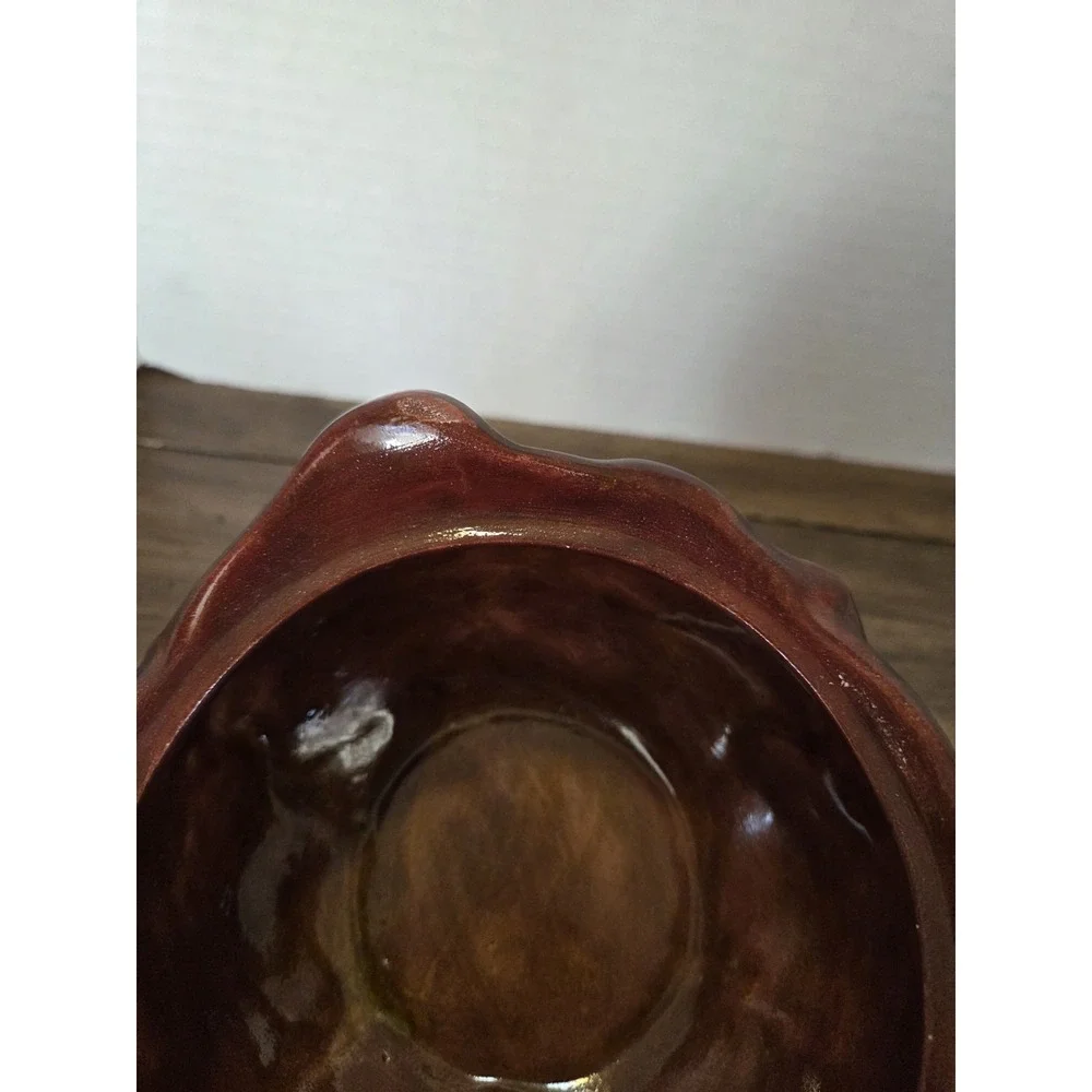 Purple Cabbage Dish, Holland Ceramic Vintage, Farmhouse Cottagecore MCM
